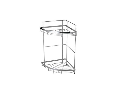 Полка 2ярус. COZY-CR-2(312067) углов. 24,5х24,5х38см.