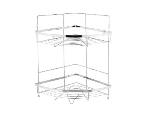 Полка 2ярус. COZY-CR-2(312067) углов. 24,5х24,5х38см.