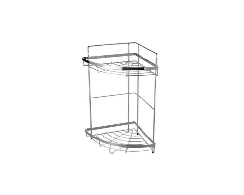 Полка 2ярус. COZY-CR-2(312067) углов. 24,5х24,5х38см.