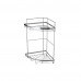 Полка 2ярус. COZY-CR-2(312067) углов. 24,5х24,5х38см.