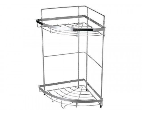 Полка 2ярус. COZY-CR-2(312067) углов. 24,5х24,5х38см.