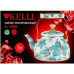 Чайник KELLI KL-4490 3л сталь эмаль белый с рисунком