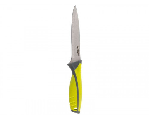 Нож универсальный Mallony MAL-03AR 005522 12,7см нерж.ст. рукоять прорезин. жёлтый