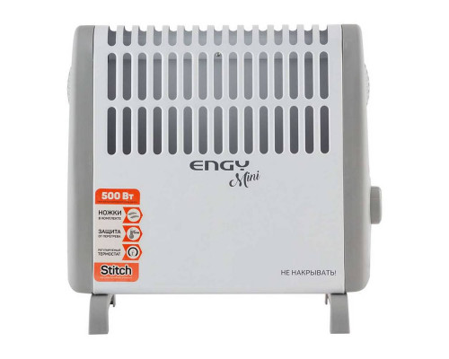 Конвектор электр. EN-500(016022) Engy 500Вт mini 25х27х10,5см. бел.