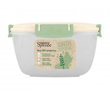 Контейнер вакуум. SE2242GR 0,9л квадрат. с крыш. пластик Green Republ