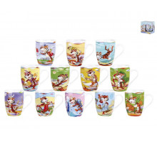 Кружка КОРАЛЛ "Зодиаки" NY22ZCB "Тигры", 0,34 л, керам.