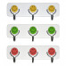Планка 3 крючка Мультидом Улыбка SM27-128 металл/пластик цвет в асс.