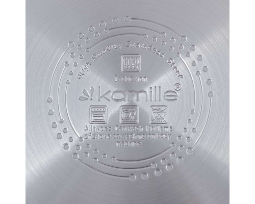 Кастрюли набор КМ-5910 Kamille 4пр. 16/20см. нерж. ст.