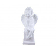 Статуэтка "Ангел на колонне" 0151 (НОВЫЙ) керам. бел.