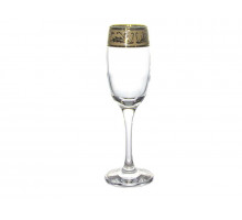 Бокалы для шампанского EAV49-519/S/Z/6 ПромСИЗ Русский узор 0,18л 6пр. стекло прозрачн.