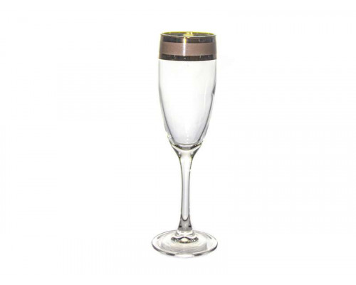 Бокалы для шампанского EAV79-1687 ПромСИЗ Ампир 0,17л 6пр. стекло рубин