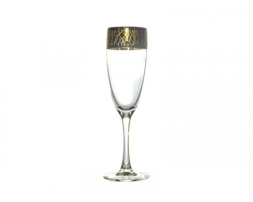 Бокалы для шампанского TAV321-1687 ПромСИЗ Флора 0,17л 6пр. стекло прозрачн.