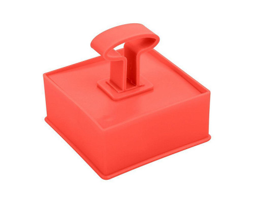 Форма для выпечки DH8-36 9,5см. "Квадрат" с крышкой-прессом пластик.