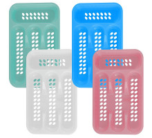 Лоток для стол. приб. МГ56-120 4секц. 32,5х19,5х4см. пластик