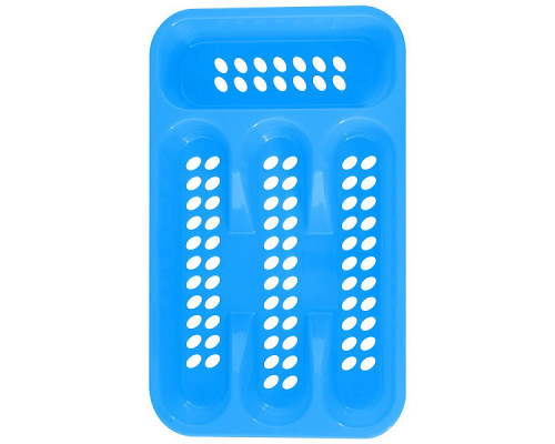 Лоток для стол. приб. МГ56-120 4секц. 32,5х19,5х4см. пластик