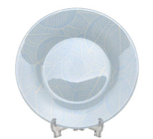 Тарелка обеденная Pasabahce Ливс 10327SLBD71 19,5см стекло голубой с декор