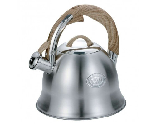 Чайник KELLI KL-4560 3л нерж сталь свисток серебристый