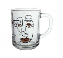 Кружка Pasabahce "Faces" 55029SLBD45, 0,25 л, стекло