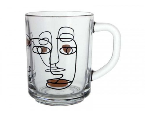 Кружка 55029SLBD45 Pasabahce "Faces" 0,25л стекло