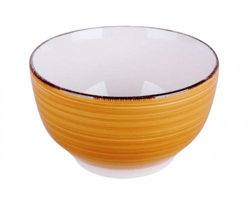 Салатник HMN210902BOWL "Браш" 14см. 630мл. керам. оранжевый