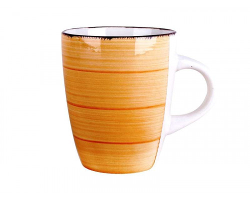Кружка HMN210902MUG КОРАЛЛ "Браш" 360мл. керам. оранжевый