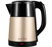 Чайник электрический Maxtronic MAX-604 бежевый нерж.ст. диск 2,2 л 1800 Вт