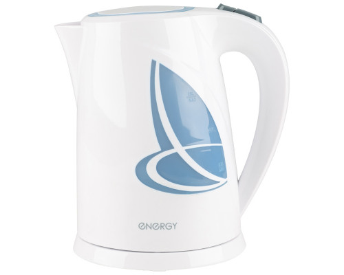 Чайник электрический Energy E-211 бел-голуб. пластик диск 1,8 л 2200 Вт