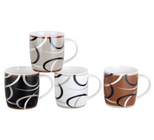 Кружка КОРАЛЛ 5362, 0,35 л, керам., микс