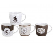 Кружка КОРАЛЛ 5363, 0,35 л, керам., микс