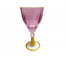 Бокалы для вина 48399 ФэнТорг 0,25л 6пр. стекло роз-золот.