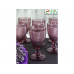 Бокалы для вина 74280(74281) ФэнТорг 0,25л 6пр. стекло роз.