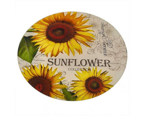 Доска стеклянная вращающаяся ДВ5-012 "Sunflower" 32см.
