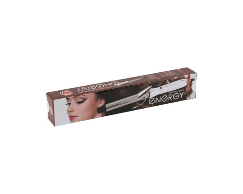 Щипцы-плойка Energy 900274 15Вт 1,9см пластик метал. белый