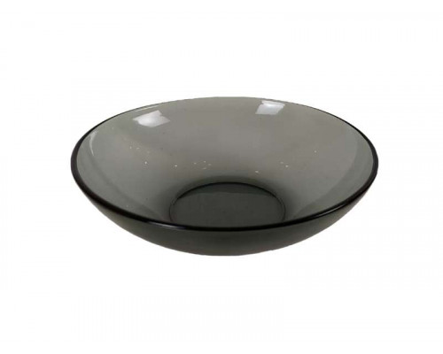 Тарелка суповая BASILICO LAVA GREY 62541 18см стекло серый