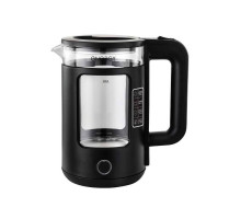 Чайник электрический Energy E-256 черный стекло диск 1,5 л 1500 Вт