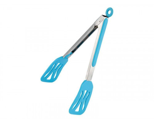 Щипцы кухонные Mallony Tongs-05 103500 26,5см пластик серебристый/голубой