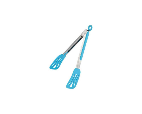 Щипцы кухонные Mallony Tongs-05 103500 26,5см пластик серебристый/голубой