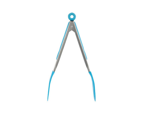 Щипцы кухонные Mallony Tongs-05 103500 26,5см пластик серебристый/голубой