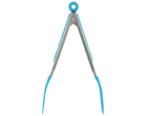 Щипцы кухонные Mallony Tongs-05 103500 26,5см пластик серебристый/голубой