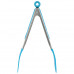 Щипцы кухонные Mallony Tongs-05 103500 26,5см пластик серебристый/голубой