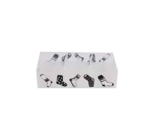 Коробка для белья PSB-02/6-P(312551) 6 ячеек,пластик с принтом 30х15х7см.