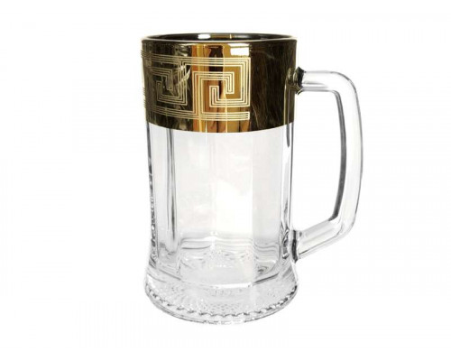 Кружки для пива набор GLASSTAR Греция GN1144 0,5л 2пр. стекло