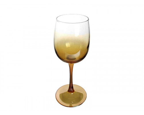Бокалы для вина набор GLASSTAR Карамельный Омбре RNKO8164 0,3л 3пр. стекло корич.