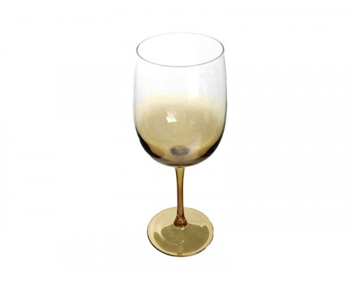 Бокалы для вина набор GLASSTAR Карамельный Омбре RNKO8166 0,42л 3пр. стекло корич.