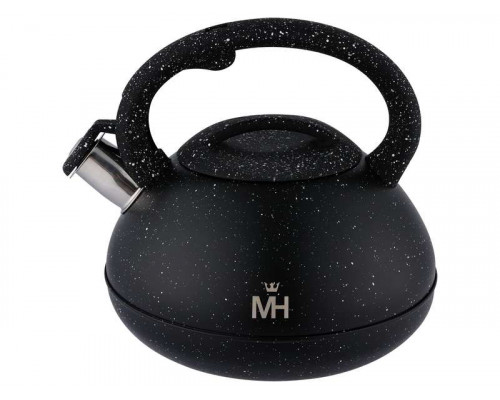 Чайник MERCURY MC-7967 3л нерж сталь инд. свисток чёрный