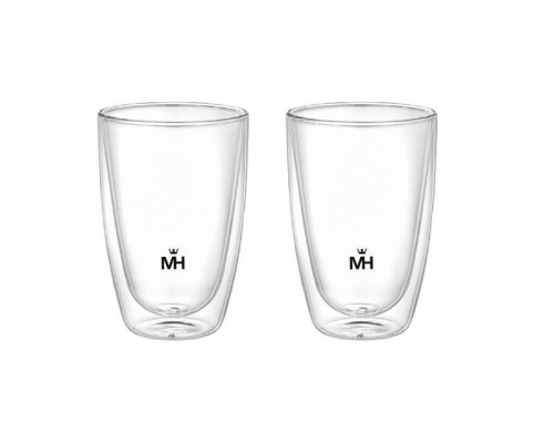 Стаканы набор MC-6487 Mercury Thermo 0,3л стекло дв. дно 2шт. прозрачн.