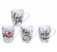 Кружка КОРАЛЛ 5472 "COFFEE ", 0,35 л, микс