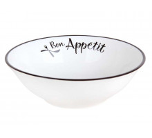 Салатник Bon Appetit YXD05 0,35л 15см керам. белый с декор