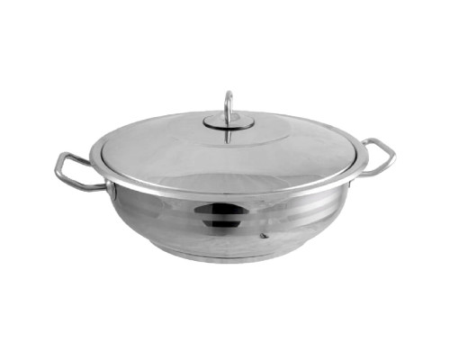 Сотейник с крышкой Hascevher Gastro 3TTCLK0730002 6,5л 30см нерж. сталь серый