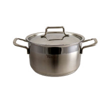 Кастрюля HOME PERFECT ANETT 18х10 нерж. ст. с крыш. хром-м